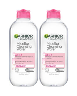 Garnier Micellar Water – Hydrating Facial Cleanser & Makeup Remover for Sensitive Skin