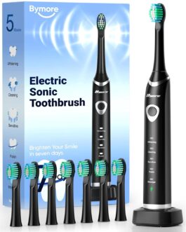 Bymore Electric Toothbrush – Powerful Sonic Cleaning for a Healthier Smile