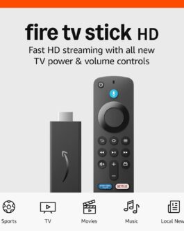 Amazon Fire TV Stick HD – Alexa Voice Remote, Live TV & Smart Home Control