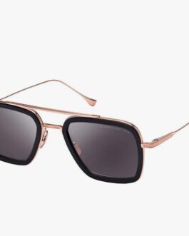 Sunglasses Dita FLIGHT. 006 7806 E-BLK-RGD BlackRose Gold with Dark Grey-AR | Stylish Metal Frame, 52mm Lens, Non-Polarized