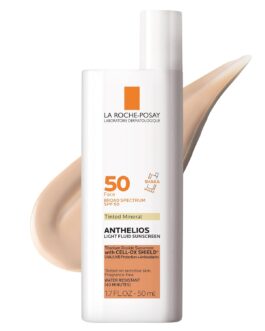 La Roche-Posay Anthelios Tinted Sunscreen SPF 40+ – Oil-Free, No White Cast, UVA/UVB Protection