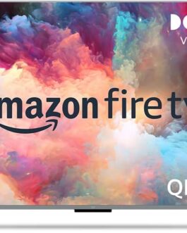 Amazon Fire TV 75″ Omni QLED 4K UHD Smart TV – Dolby Vision IQ, Alexa Hands-Free, Local Dimming & Fire TV Ambient Experience