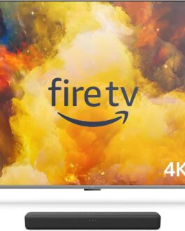 Amazon Fire TV 75″ Omni Series with Fire TV Soundbar – 4K UHD, Dolby Vision, Hands-Free Alexa & Immersive Sound