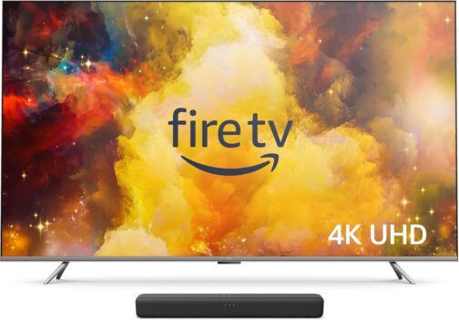 Amazon Fire TV 75" Omni Series with Fire TV Soundbar – 4K UHD, Dolby Vision, Hands-Free Alexa & Immersive Sound - Image 2