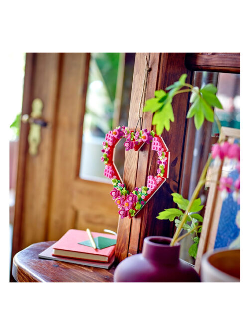 LEGO Heart Ornament – Creative Building Toy for Kids & Home Décor (Ages 9+) - Image 2
