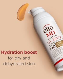 EltaMD UV Daily SPF 40 Tinted Sunscreen – Hydrating Facial Moisturizer with Zinc Oxide for UVA/UVB Protection