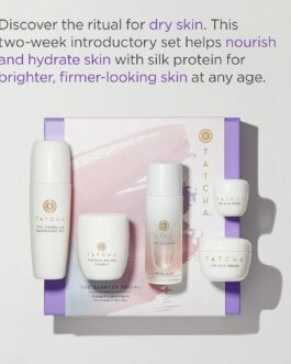 Tatcha The Starter Ritual Set – Nourishing Japanese Skincare for Combo to Dry Skin | 2-Week Introductory Set