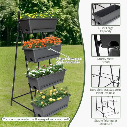 genmous-4-tier-raised-garden-bed