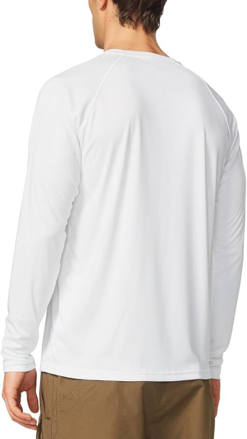 BALEAF Men's Sun Protection Shirt – UPF 50+ Long Sleeve Quick-Dry Rash Guard for Fishing, Running & Outdoor Sports - Image 2