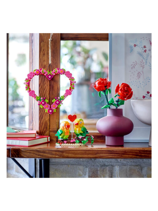 LEGO Heart Ornament – Creative Building Toy for Kids & Home Décor (Ages 9+) - Image 3