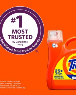 Tide Laundry Detergent Liquid – Original Scent | HE Compatible | Deep Clean & Brightening | 132 fl oz (100 Loads)