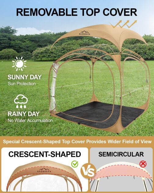 Pop Up Tent Bubble Tent | Clear Sports Pod for Outdoor Events - Image 3