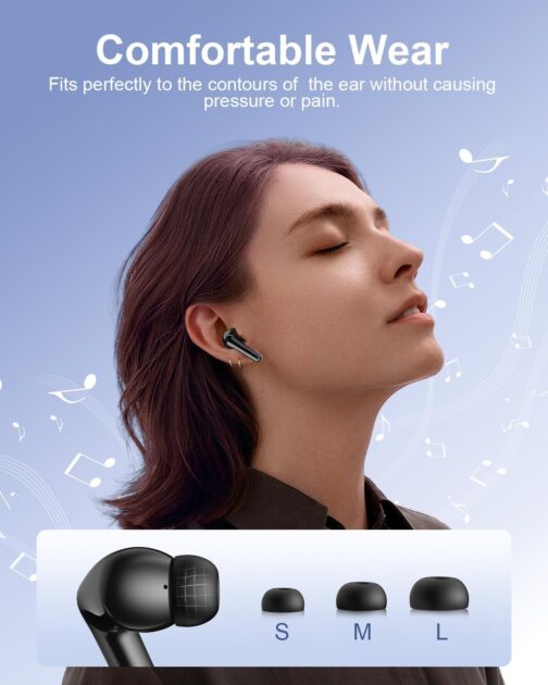 Best Wireless Earbuds Bluetooth Headphones – Deep Bass, 40H Playtime, IPX7 Waterproof - Image 4