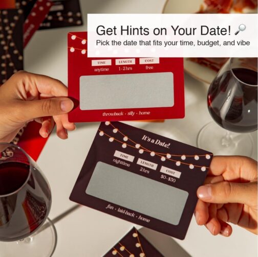 It's a Date! 40 Fun and Romantic Scratch Off Date Ideas – Surprise Date Night Cards for Couples, Perfect for Valentine’s Day, Anniversaries & More - Image 4