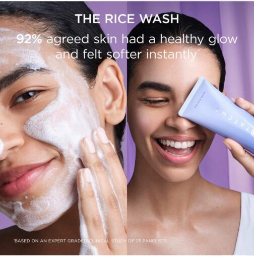 Tatcha Dewy Skin & Lips Hydrating Ritual Set | Travel Rice Wash & Dewy Skin Cream - Image 4