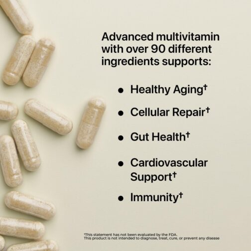 Six Daily Multivitamin by Nature’s Lab | 90 Nutrients, CoQ10, Vitamin B Complex & Zinc | Energy, Metabolism & Immune Support | Non-GMO Formula - Image 3