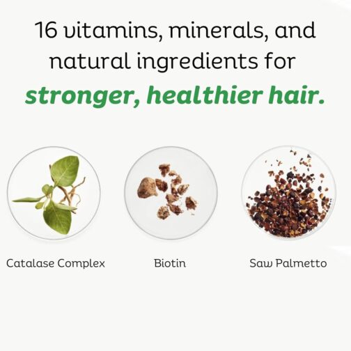 Reverse Gray Hair Naturally with Catalase – Gray Hair Rescind Supplement for Men & Women - Image 4