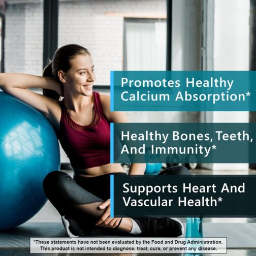 MyoActivo Vitamin D3 K2 Supplement | 5000 IU D3 & 200 mcg K2 for Bone, Heart & Immune Health | Vegetarian, Non-GMO | 30% Commission - Image 4