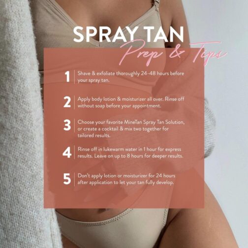 MineTan Professional Spray Solution – Moroccan Bronzing Treatment for a Deep, Hydrated Glow - Image 4