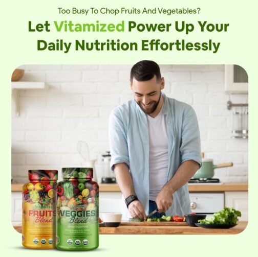 Fruits and Vegetables Supplements with BioPerine | 38 Superfoods for Daily Energy & Health | Vegan, USA Made, Non-GMO Capsules for Men & Women - Image 6