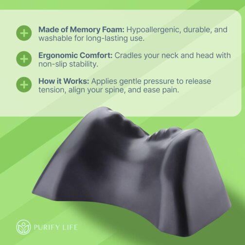 Purify Life Occipital Release Tool for Neck & Back Pain Relief | Chiropractor Recommended, HSA/FSA Eligible, Durable & Portable Pain Relief Device - Image 6