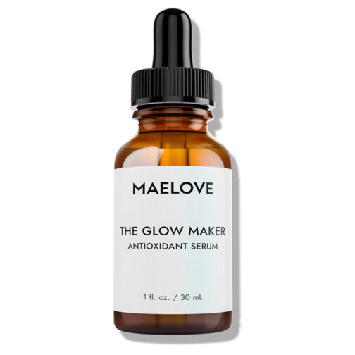 Vitamin C Serum with Hyaluronic Acid, Vitamin E & Ferulic Acid | Glow Maker Face Serum | Brighten & Protect Skin | USA Made | Vegan & Cruelty-Free