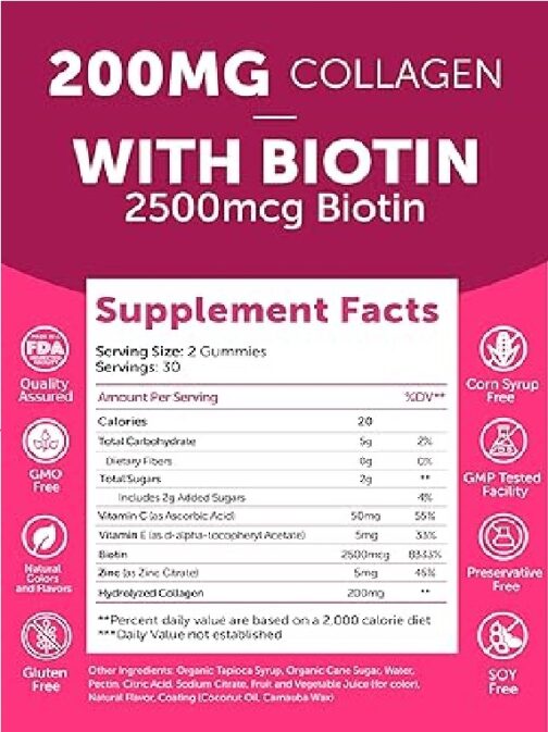 Lunakai Collagen & Vitamin D3 Gummies – Youthful Skin, Bone, and Mood Support – Non-GMO Anti-Aging Supplement for Adults, 30-Day Supply - Image 4