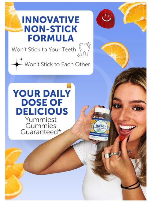 Lunakai Energy Gummies – Natural B12 Energy Boost for Focus & Vitality - Image 2