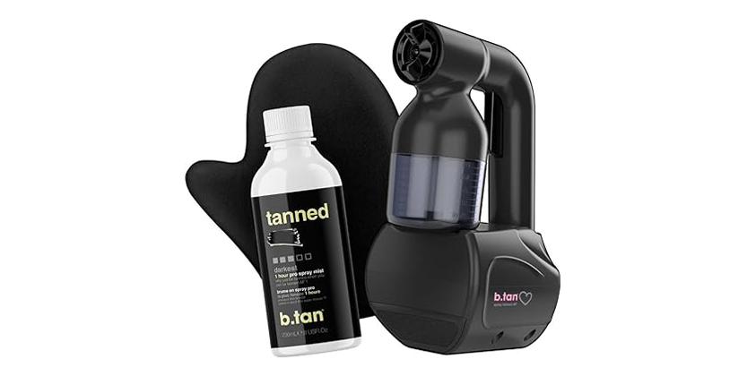You are currently viewing Get That Golden Glow at Home: b.tan Spray Tan Kit Review