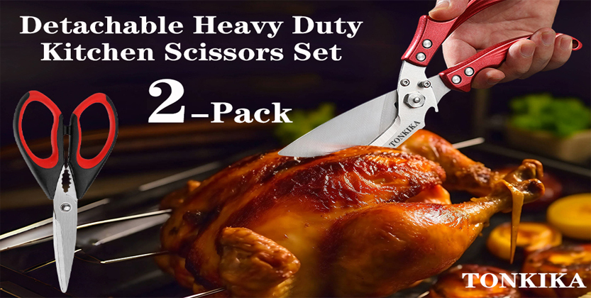 You are currently viewing Heavy Duty Poultry Shears – Detachable Kitchen Scissors for Meat & Chicken