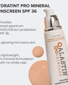 ALASTIN HydraTint Pro Mineral Sunscreen SPF 36 – Tinted Face Sunscreen with Hydration (3.2 oz)