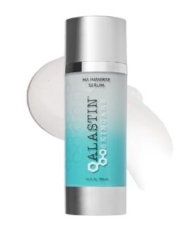 ALASTIN Skincare Hyaluronic Acid HA IMMERSE Moisturizing Face Serum (1 oz) Restorative Serum Combats Dry