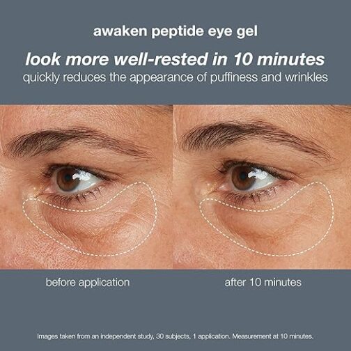 Dermalogica Awaken Peptide Eye Gel – Anti-Puffiness Eye Treatment with Caffeine & Peptides – Hydrating Eye Gel for Wrinkles - Image 3