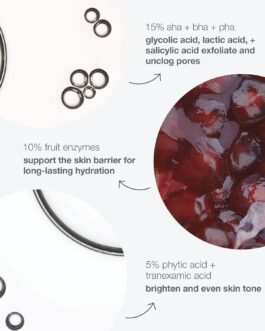 Dermalogica Liquid Peelfoliant – AHA BHA PHA Face Peel with Glycolic Acid for Wrinkles, Pores & Skin Tone