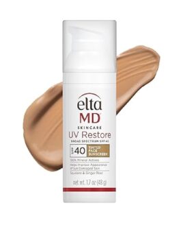 EltaMD UV Restore,Face Sunscreen, SPF 40, Mineral Sunscreen for Sun Damaged Skin Repair