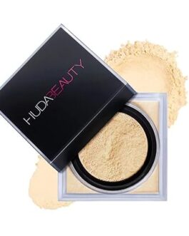 Huda Beauty Easy Bake Setting Powder – Banana Bread Shade for Light to Tan Skin, Matte Finish & 10HR Wear