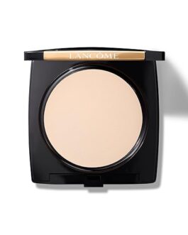 Lancôme Dual Finish Powder Foundation – Matte Full Coverage Pressed Powder for Longwear Shine-Free Finish