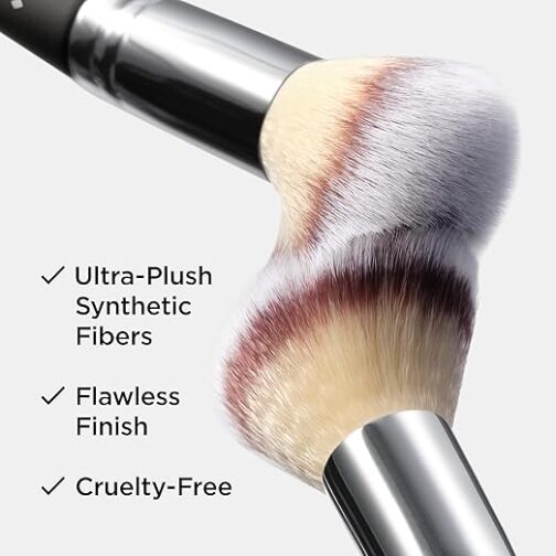 IT Cosmetics Heavenly Luxe Complexion Perfection Brush #7 – Dual-Ended Foundation & Concealer Brush, Soft Cruelty-Free Bristles for Sensitive Skin - Image 2
