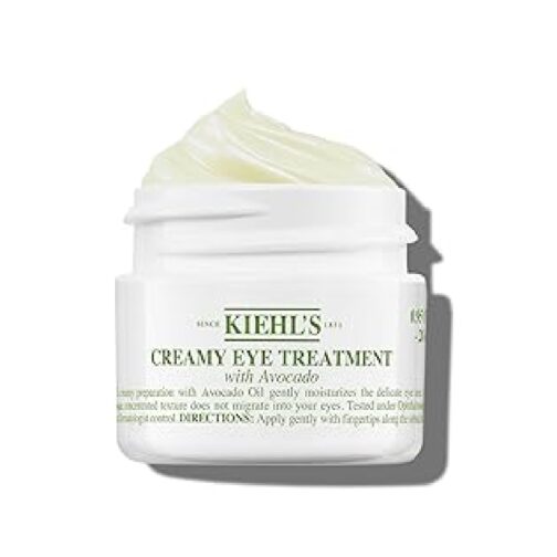 Kiehl's Avocado Eye Treatment, Nourishing and Hydrating Eye Cream, Avocado Oil and Caffeine to Energize and Invigorate Skin, Tired Eyes, 99% Naturally Derived Formula