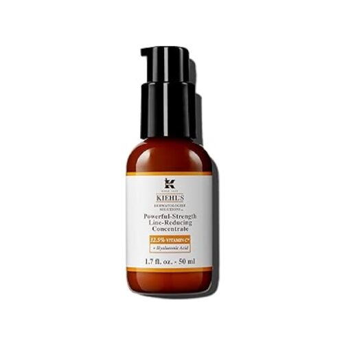 Kiehl's Powerful-Strength 12.5% Vitamin C Serum, Line-Reducing Concentrate for Face