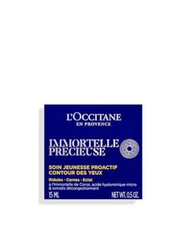 L’Occitane Immortelle Eye Cream – Anti-Aging Balm for Puffiness, Wrinkles & Dark Circles