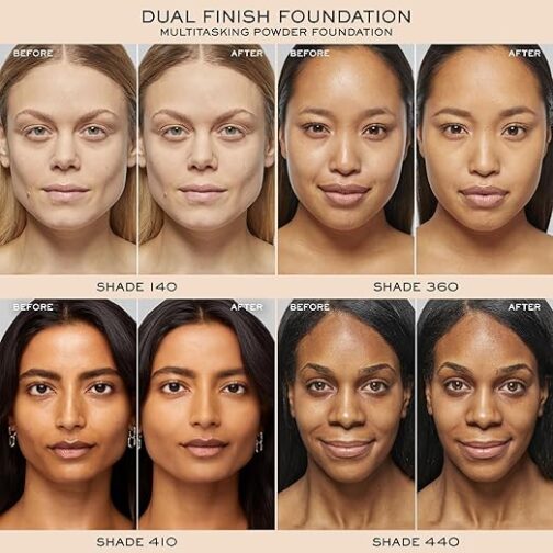 Lancôme Dual Finish Powder Foundation – Matte Finish, Full Coverage & Longwear – Use Wet or Dry for Versatile Application - Image 5