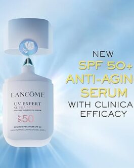 Lancôme Supra Screen Invisible Serum Sunscreen SPF 50+ – Anti-Aging Protection & Hydration for All Skin Types