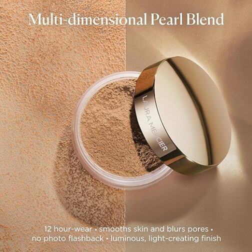 Laura Mercier Light Catcher Setting Powder – Luminous Finish & Long-Lasting Radiance for Smooth, Blurred, Glowing Skin - Image 3