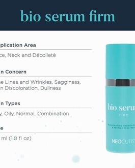 Neocutis Bio Serum Firm – Professional Anti-Aging & Hydrating Peptide Serum for Face and Neck (30ml)