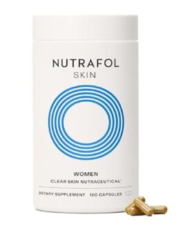 Nutrafol Clear Skin Acne Supplement for Women