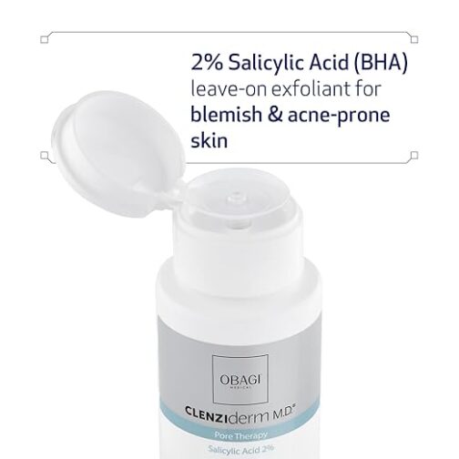 Obagi CLENZIderm M.D. Pore Therapy Exfoliating BHA Toner – Clears Pores & Treats Acne with 2% Salicylic Acid - Image 2