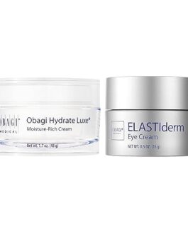 Obagi Hydrate Luxe Moisturizer & ELASTIderm Eye Cream – Firming Anti-Aging Duo with Peptides and Bi-Mineral Complex