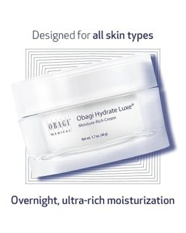 Obagi Hydrate Luxe Ultra-Rich Night Moisturizer with Peptides – Dry, Sensitive & Aging Skin Cream