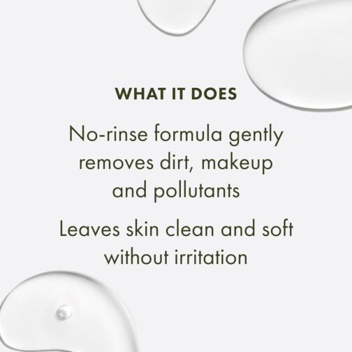 Origins Mega-Mushroom Micellar Cleanser – No-Rinse Face Cleanser for Sensitive Skin with Reishi and Glycerin - Image 4